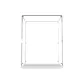 Full Transparent Assembled, White Base (Toy Not Included)