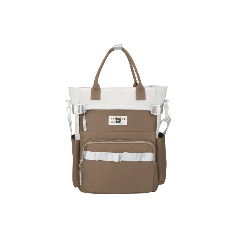Deli Bear Canvas Canvas Bag Backpack Regular Unisex Green/Blue/Orange/Khaki/Black/Purple-15