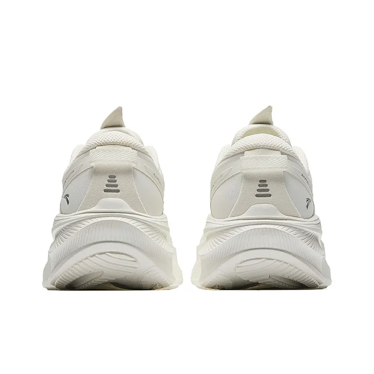Anta Running Collection Anti Slip Wear Resistant Low Top Running Shoes Women's White-3