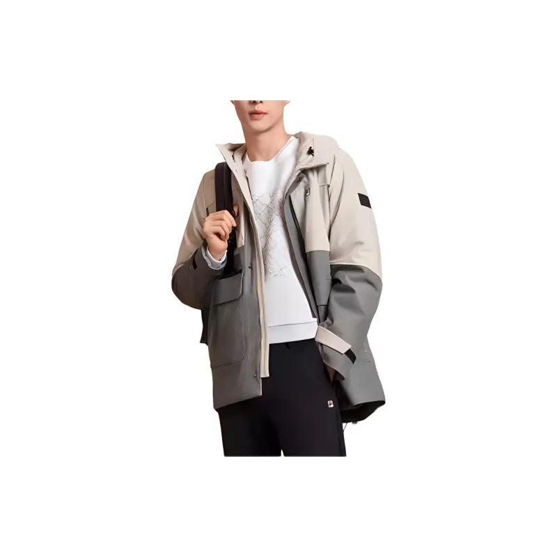 FILA Puffer Jackets Men Rapids Gray-2