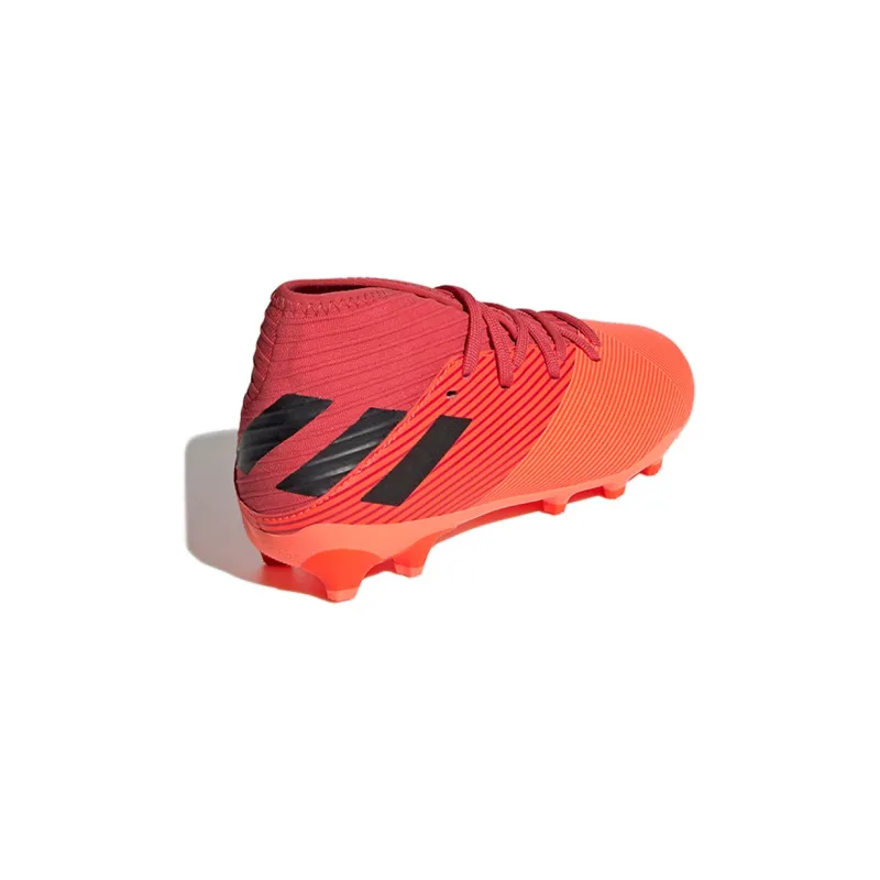 Adidas Nemeziz 19.3 Mg J Anti Slip Wear Resistant Low Top Kids' Soccer Shoes Orange Kids'-3