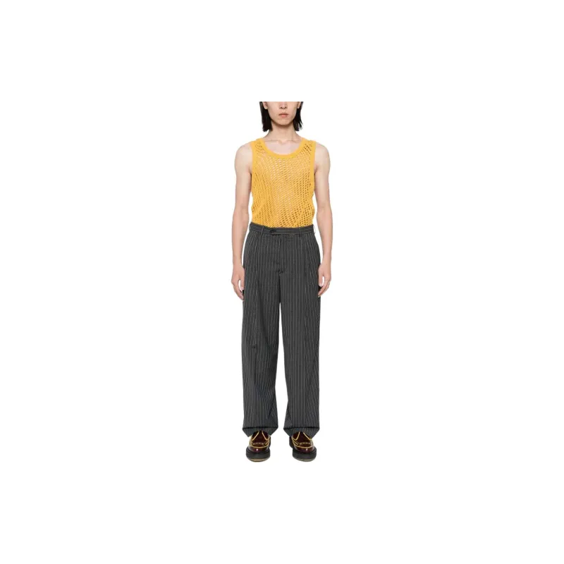 MARNI Pleated Striped Trousers-2