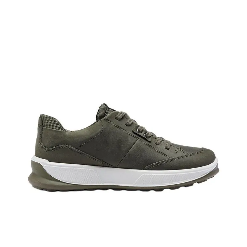 Ecco Wear Resistant Low Top Casual Shoes Men's Army Green-1
