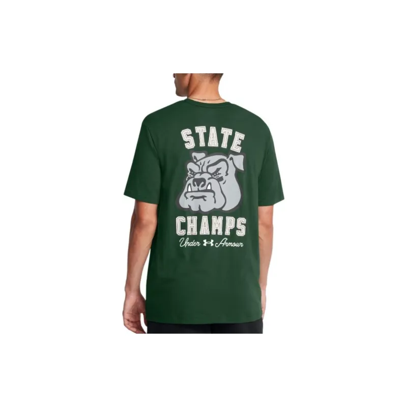 Under Armour STATE CHAMPS T Shirt Men's Forest Green-3