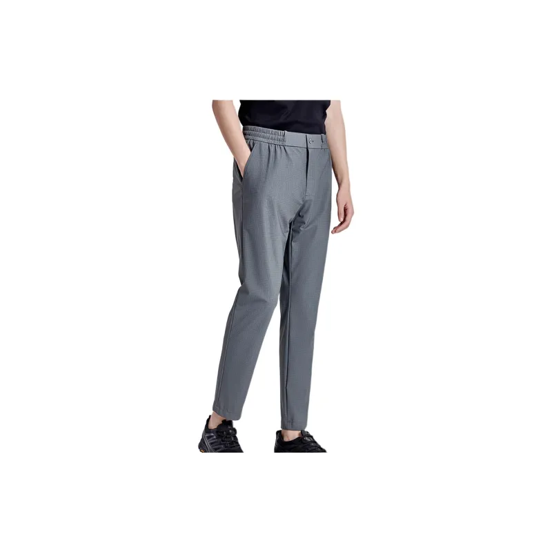 DIKENI Casual Pants Men's Green Base Print-2