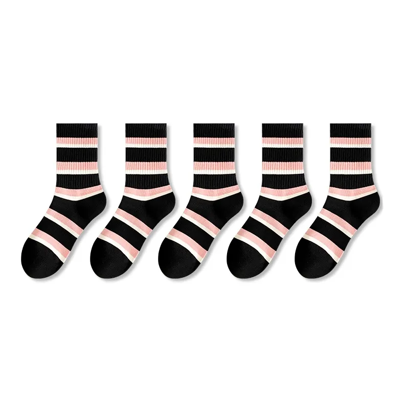 ROBINHOOD Mid Calf Socks Women's 5 Pack-12