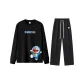 Set (Black Top+Black Pants)