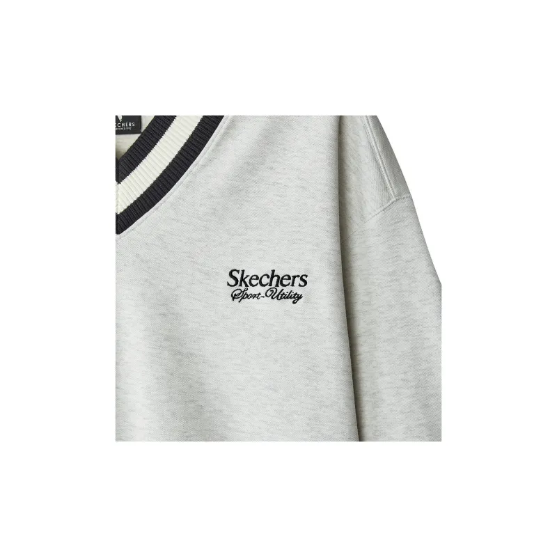 Skechers Sports Alliance Series Sweatshirt Men White-4