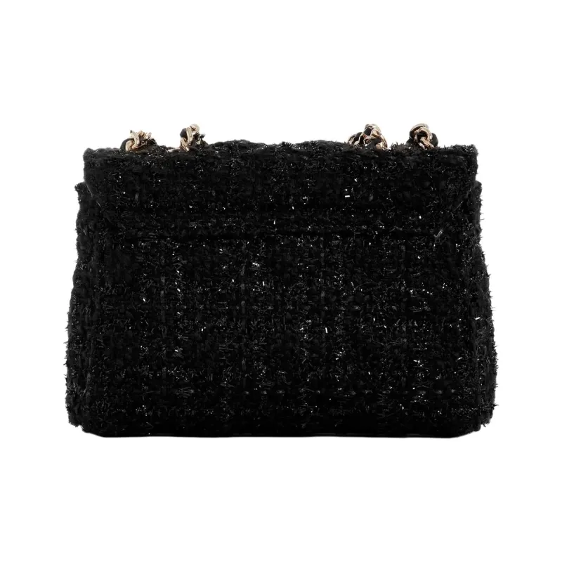 GUESS Velvet Shoulder Bag Crossbody Bag Mini Women's Black-2