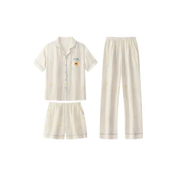 Gongdie x Disney Pajama Set Women's Apricot