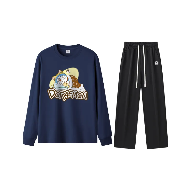 Doraemon/a Unisex Pajama Sets-6
