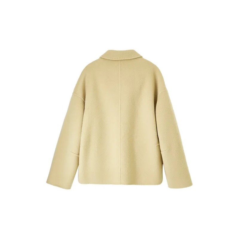 SENTUBILA This Is A Coat. Women's Beige Yellow-1