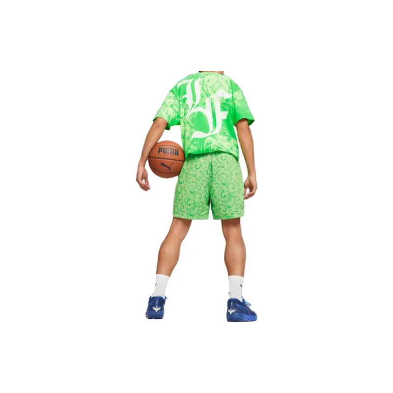 PUMA Trophy Hunting Co brand Casual Shorts Men's Green-4