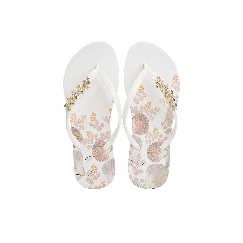 HOTMARZZ Flip Flops Women's White-2