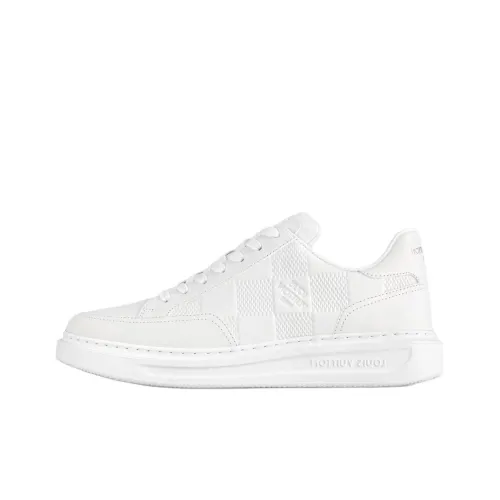 LOUIS VUITTON Beverly Hills Low-Top Casual Shoes Men's White