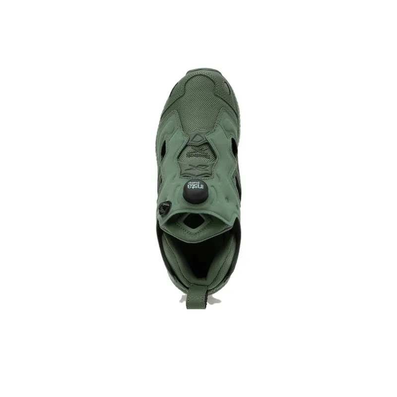 Reebok Instapump Fury Anti Slip Wear Resistant Low Top Casual Shoes Unisex Green-4