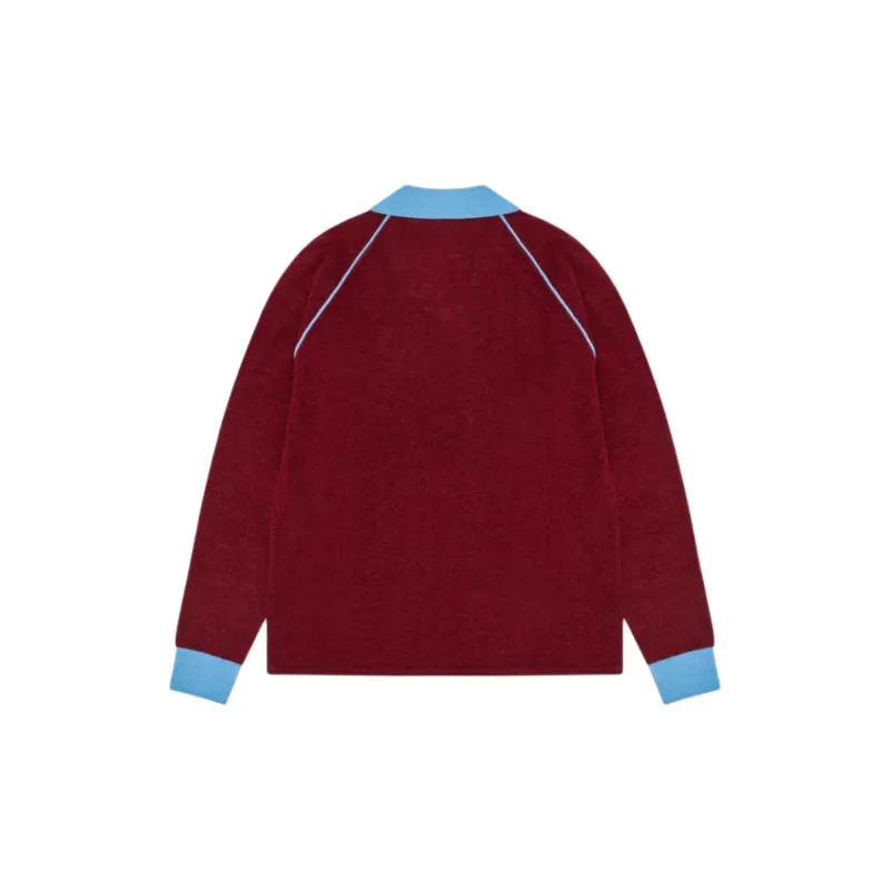 FILA FW24 Line Squadra Sweater Men's Red-1