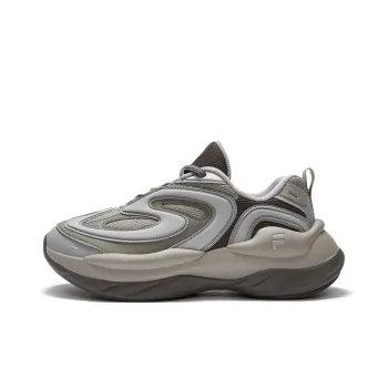 FILA FUSION BUZZARD Meteor Shoes Height Increasing Slip Resistant Low Top Casual Shoes Men's Gray