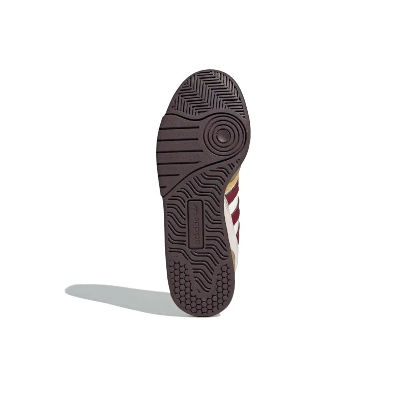 Adidas Originals Courtic Anti Slip Wear Resistant Low Top Skateboard Shoes Unisex Brown-4