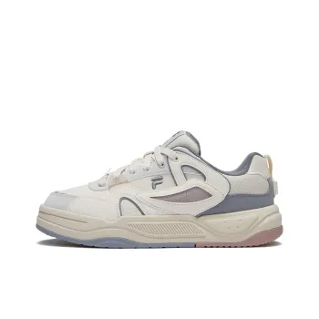 FILA FUSION BANK II Slip Resistant Low Top Skateboard Shoes Women's White Gray