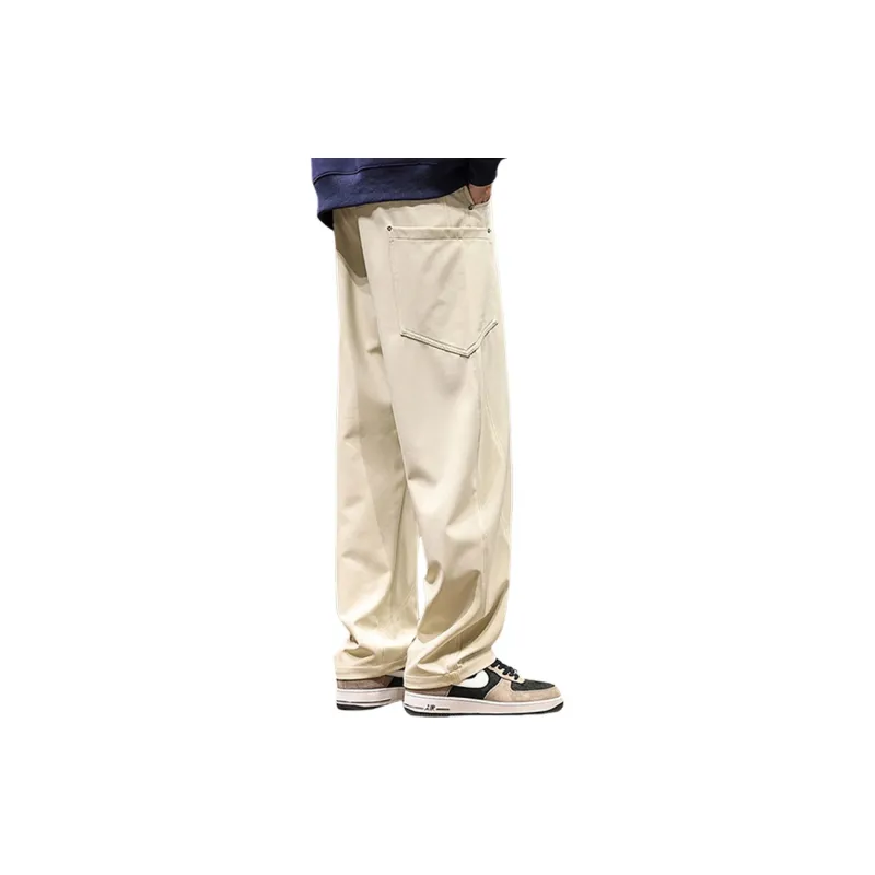 RED DRAGONFLY Casual Pants Unisex Light Gray-4