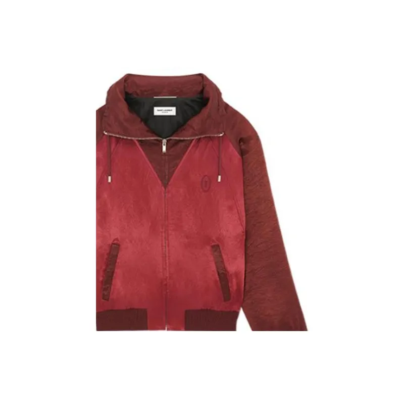 SAINT LAURENT FW22 Jackets & Coats Men's Burgundy-2