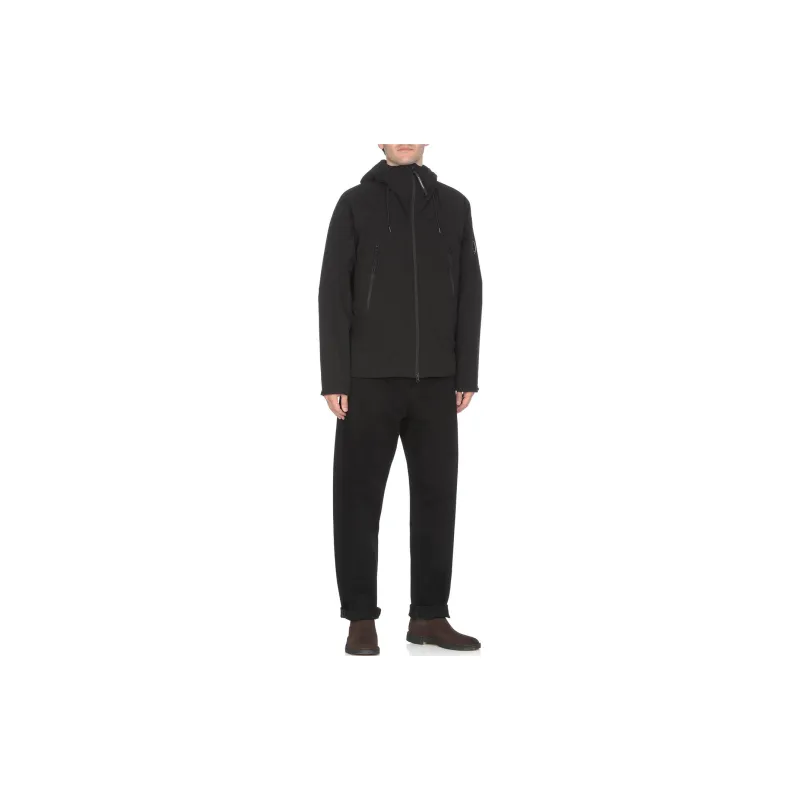 C.P.Company 22FW Pro-Tek Hooded Jacket Black-2