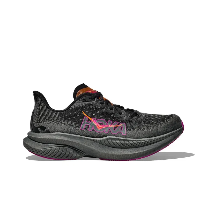 HOKA ONE ONE MACH 6 Anti-Slip Wear-Resistant Low-Top Running Shoes Women's Black-1