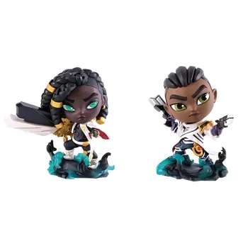 LEAGUE OF LEGENDS League Of Legends Characters League Of Legends, Lucian And Senna Chibi Figures