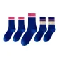 5 Pack (3 Pack Dark Blue, 2 Blue White Stripes)