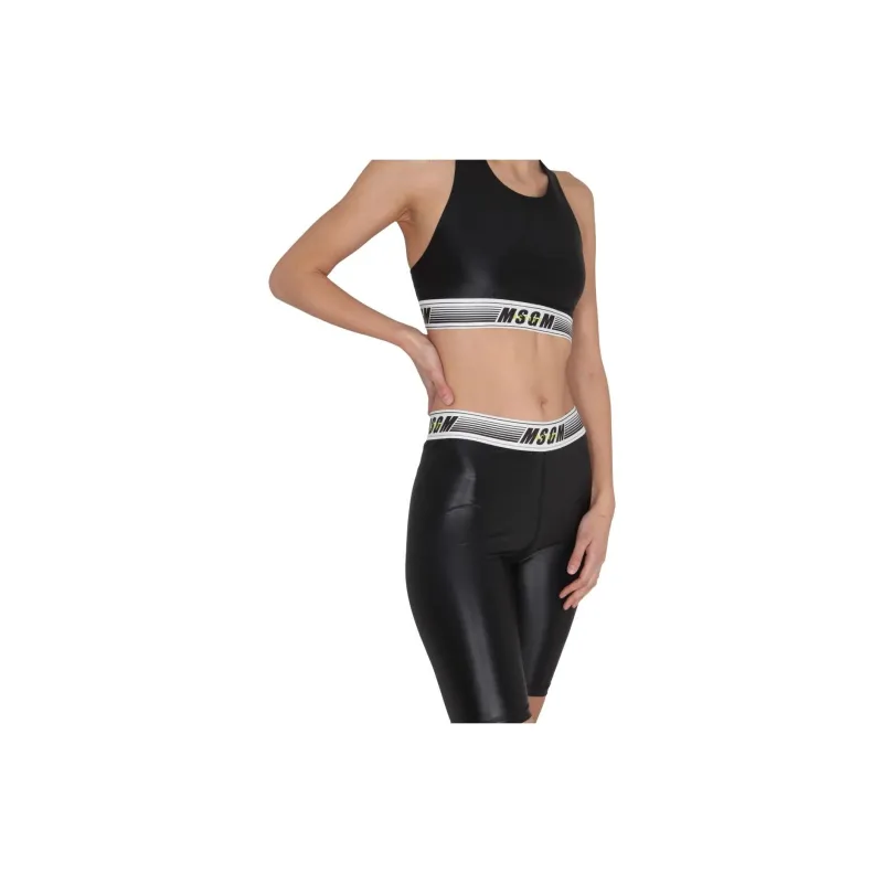 MSGM Logo underband Sports Bra-2
