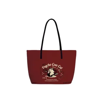 AOSONG Suede Tech Fabric Shoulder Bag Regular Unisex Cow Leather Red