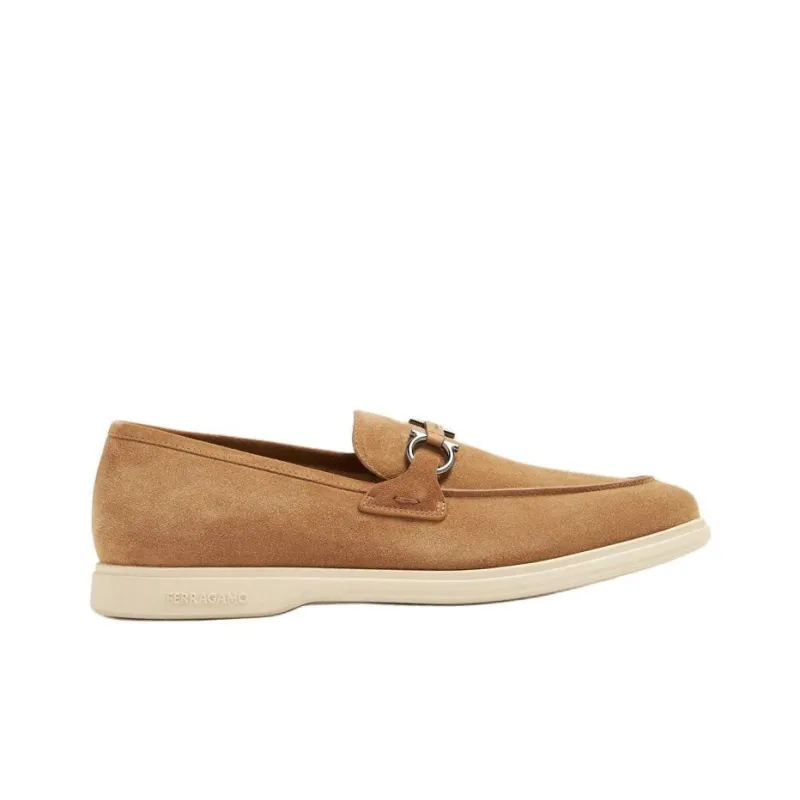 FERRAGAMO Cosimo Loafers Men's Brown-1