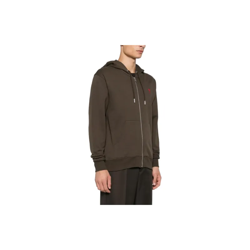 AMIPARIS De Coeur Zipped Hoodie-3