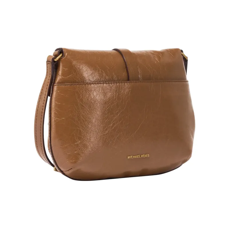 MICHAEL KORS Waxed Leather Crossbody Bag Small Size Women's-5