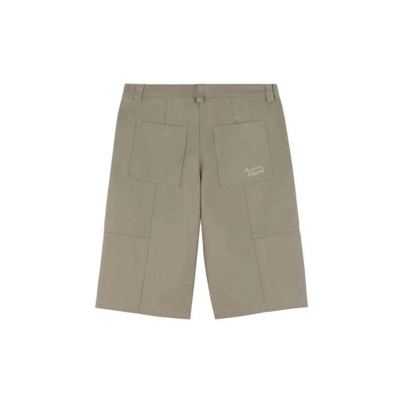 Maison Kitsuné Embroidered Logo Short-1