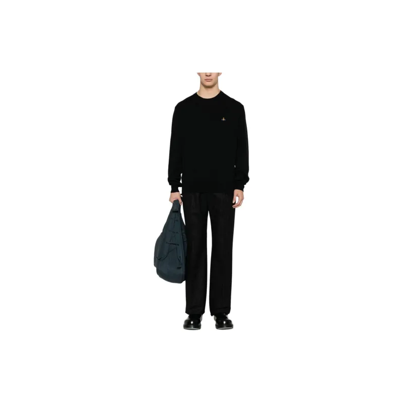 Vivienne Westwood Orb Embroidered Crewneck Knitted Jumper-2