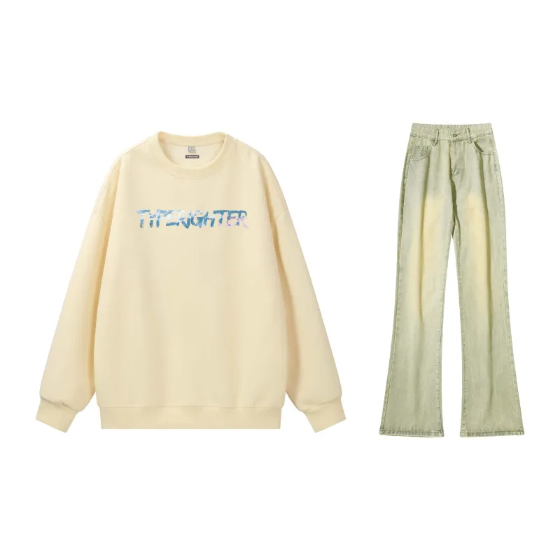 TYPERIGHTER Sweatshirt Set Unisex-13