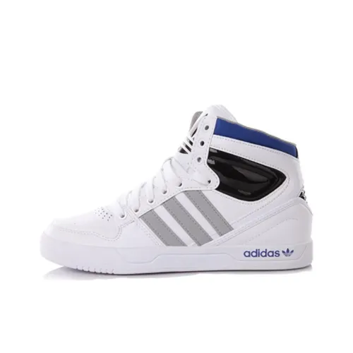 Adidas Originals Post Up Anti-Slip Wear-Resistant Mid-Top Skateboard Shoes Unisex White