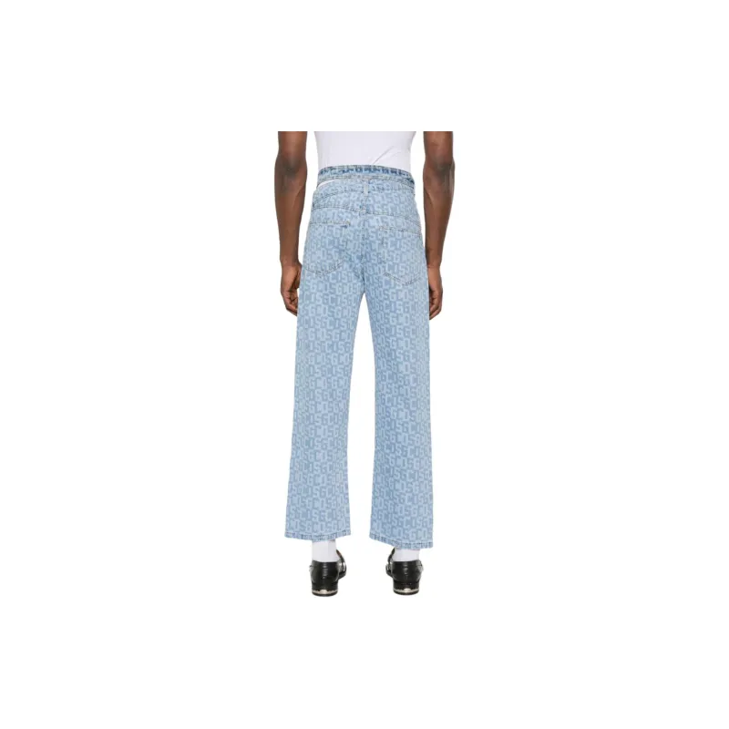 GCDS Logo print Jeans-3