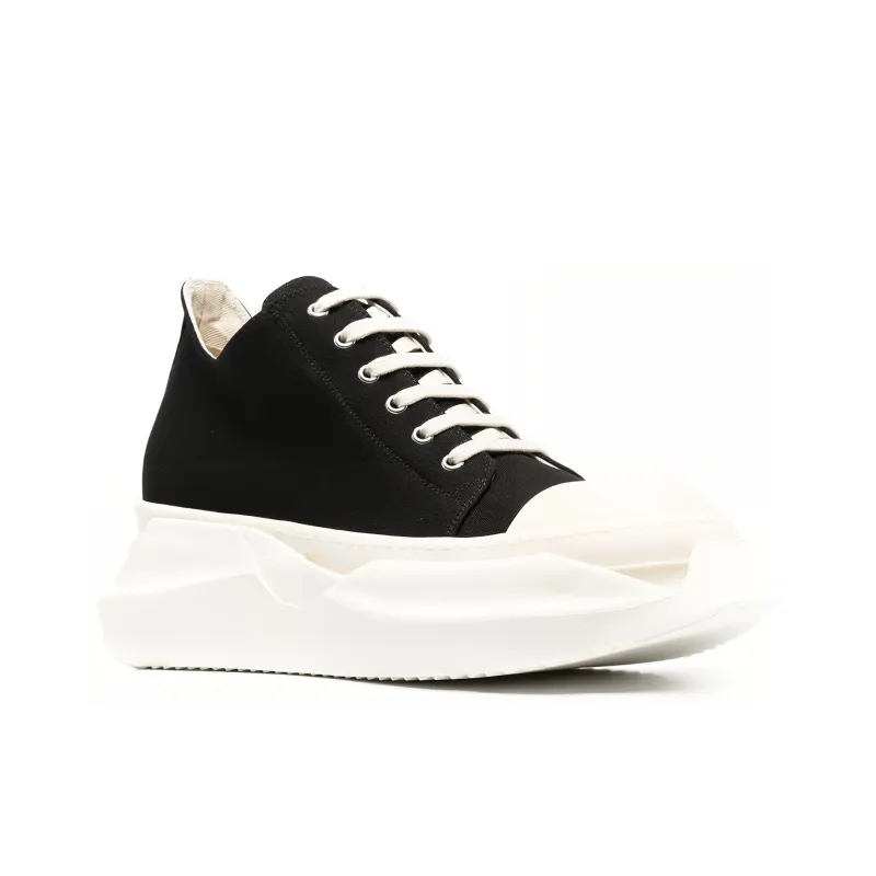 Rick Owens DRKSHDW Abstract Low Strobe Cotton Denim Black Milk-2