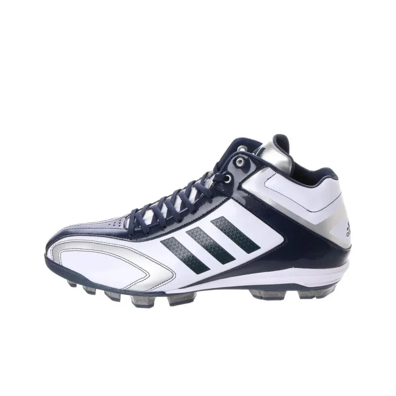 Adidas Adipure The Support Is Non-slip Mid-Top Training Shoes Unisex Black White-0