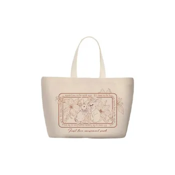 AOSONG Suede Tech Fabric Handbag Unisex Apricot