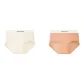 Cream White+Sunset Orange