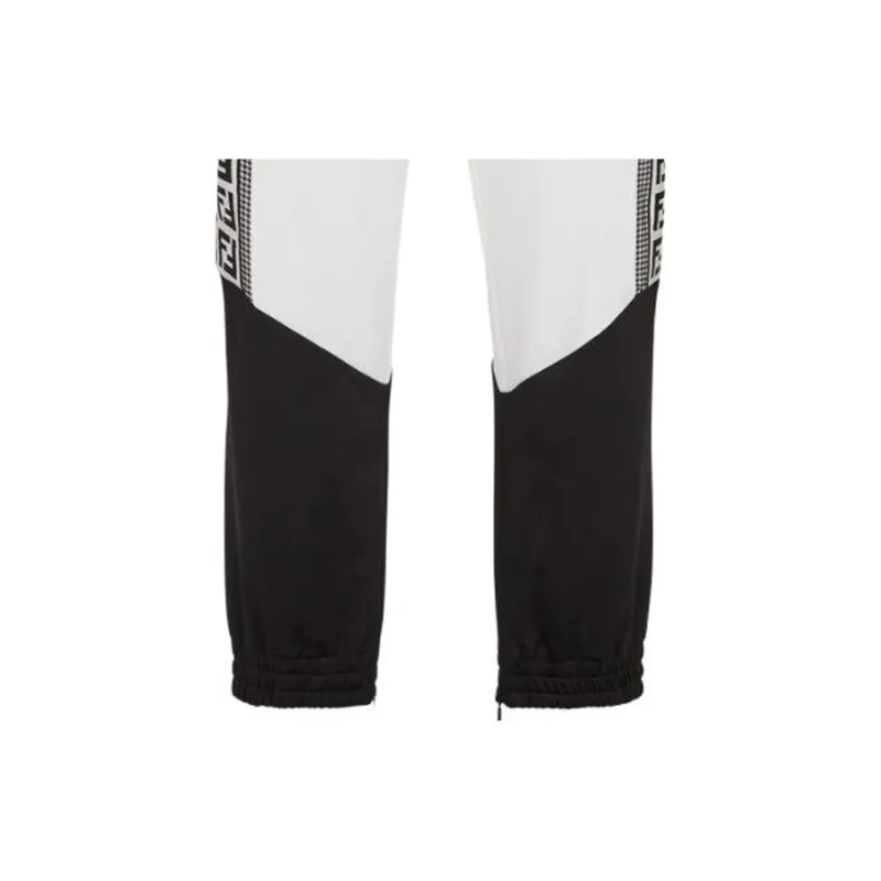 FENDI Color Blocked Jersey Pants-3