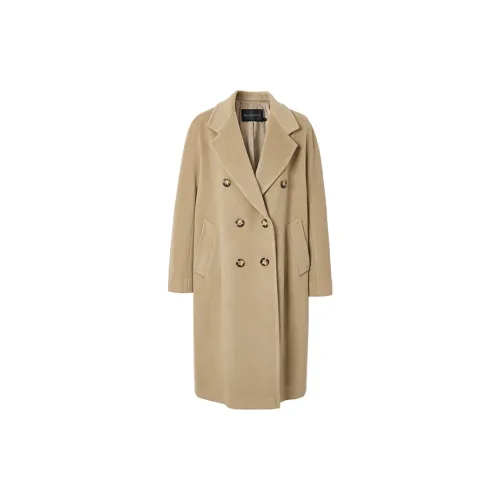 DESIGNICE Coats Women's Warm Camel