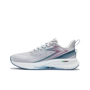 361° TITAN Ⅱ PRO Anti Slip Wear Resistant Low Top Casual Running Shoes Women's Gray Blue