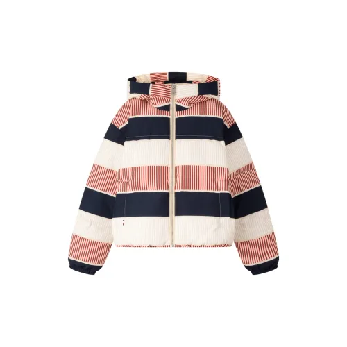 Tommy Hilfiger Down Jackets Women's Pink/Blue/White Striped 03N