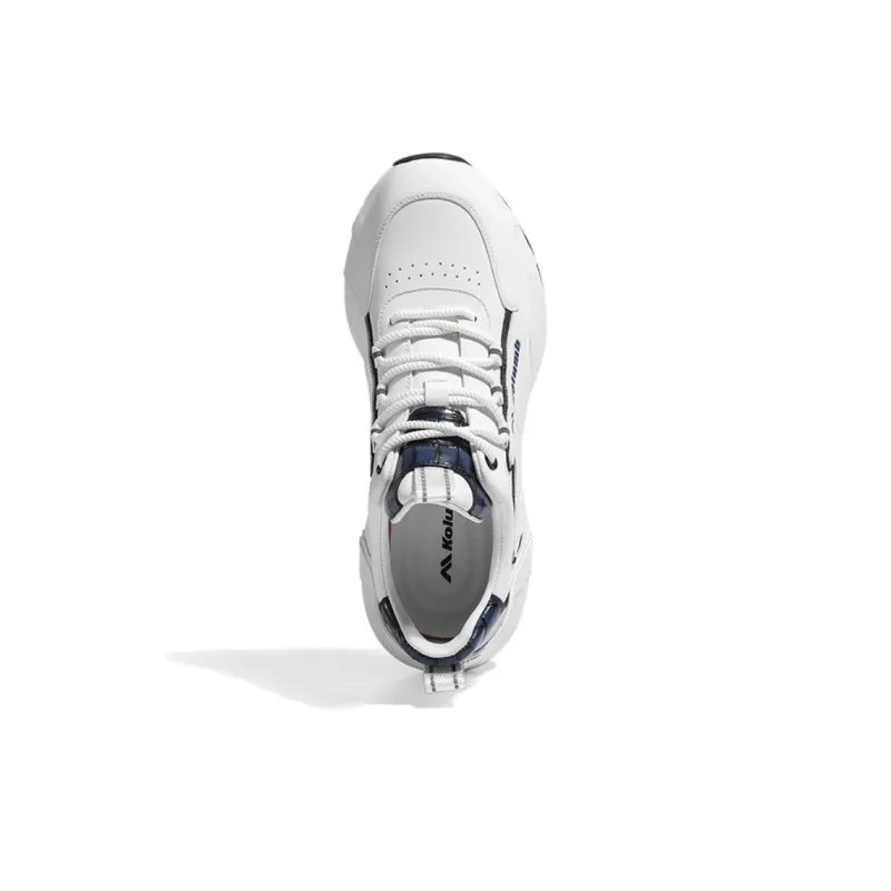 Kolumb Cushioning, Abrasion Resistant, And Waterproof Low Top Casual Shoes Men's White Blue-2