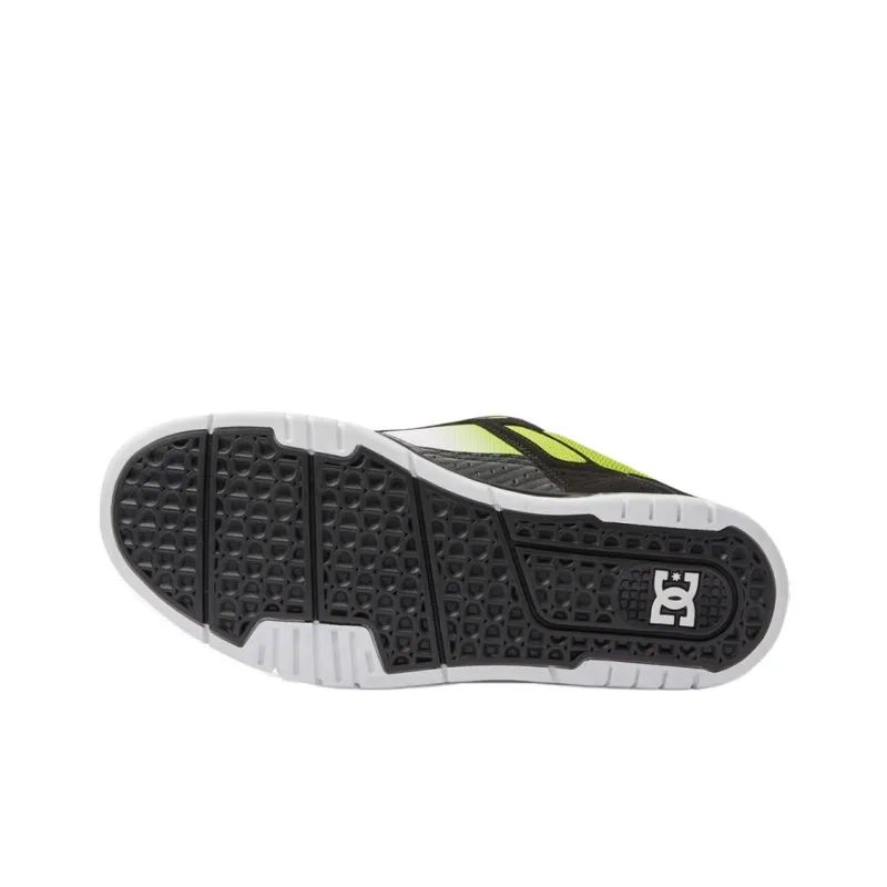 DC Shoes Slip Resistant Cushioning Low Top Skateboard Shoes Men's Black Green-4